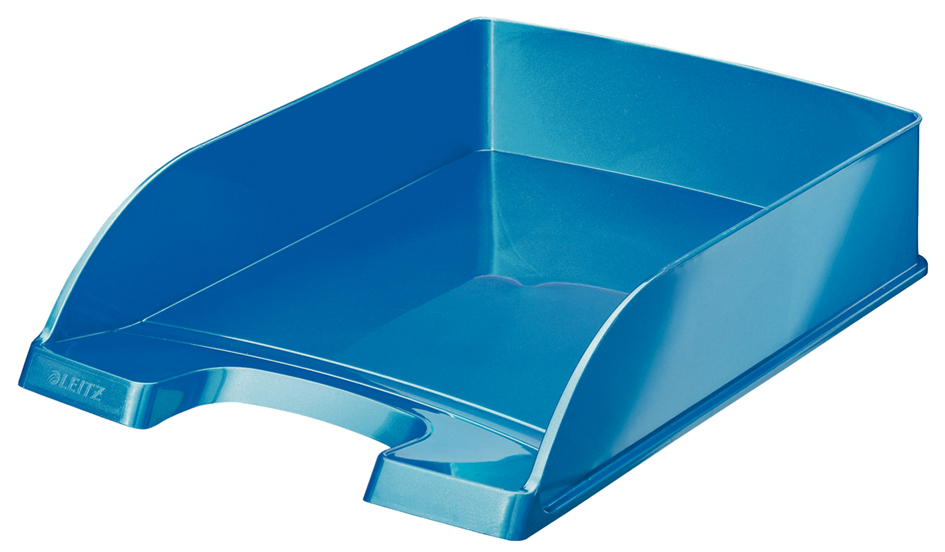 LEITZ Briefablage Plus WOW, A4, Polystyrol, blau von Leitz