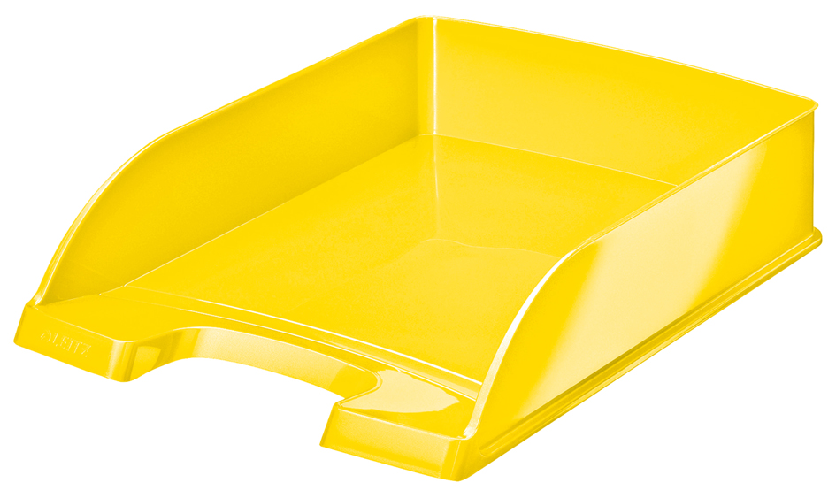 LEITZ Briefablage Plus WOW, A4, Polystyrol, gelb von Leitz