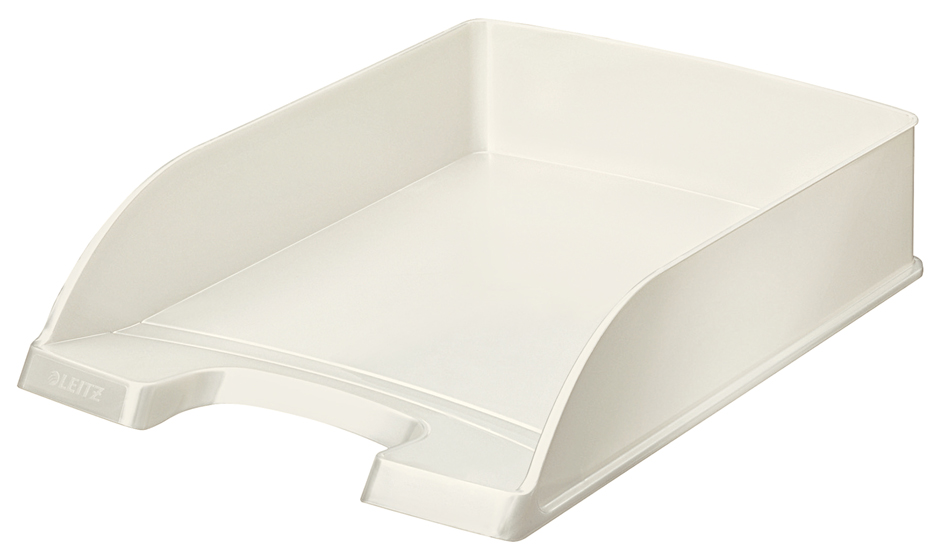 LEITZ Briefablage Plus WOW, A4, Polystyrol, perlweiß LEITZ Briefablage Plus WOW, A4, Polystyrol, perlweiß von Leitz