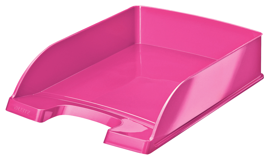 LEITZ Briefablage Plus WOW, A4, Polystyrol, pink von Leitz