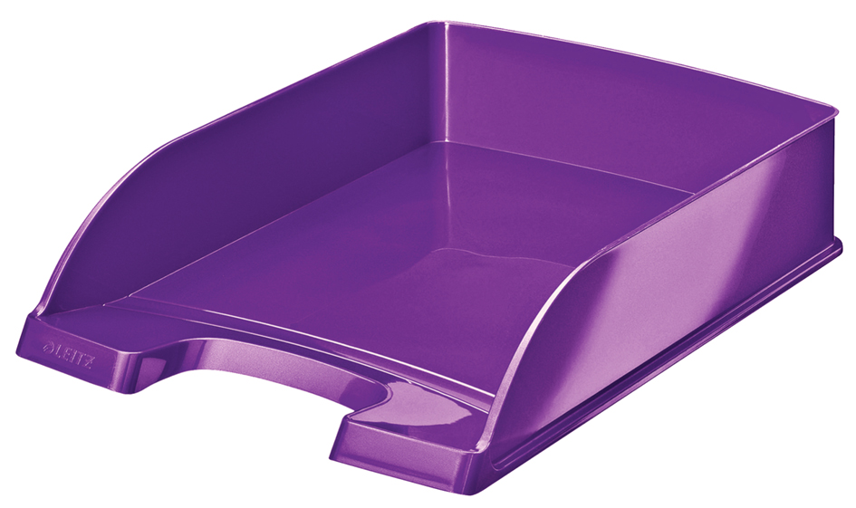 LEITZ Briefablage Plus WOW, A4, Polystyrol, violett von Leitz