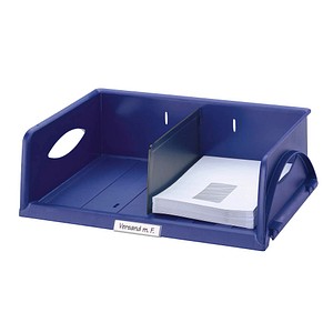 LEITZ Briefablage Sorty A4 quer blau von Leitz