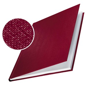 LEITZ Buchbindemappen rot Hardcover für 36 - 70 Blatt DIN A4, 10 St. von Leitz