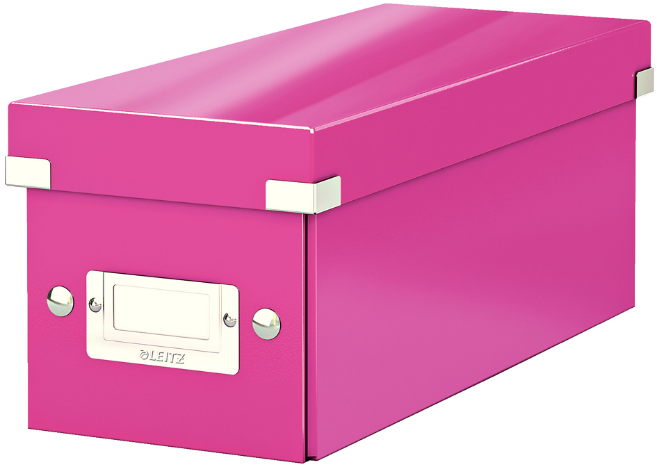 LEITZ CD-Ablagebox Click & Store WOW, pink von Leitz