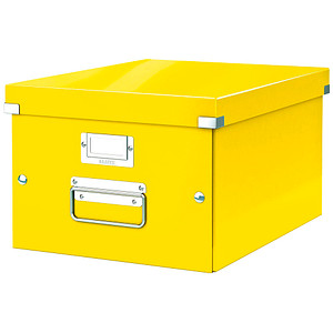 LEITZ Click & Store Aufbewahrungsbox 16,7 l gelb 28,1 x 36,9 x 20,0 cm von Leitz