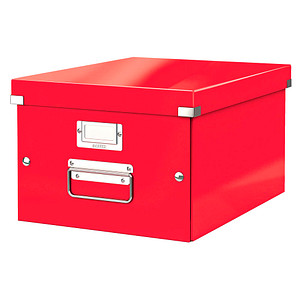 LEITZ Click & Store Aufbewahrungsbox 16,7 l rot 28,1 x 36,9 x 20,0 cm von Leitz