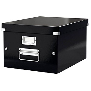 LEITZ Click & Store Aufbewahrungsbox 16,7 l schwarz 28,1 x 36,9 x 20,0 cm von Leitz