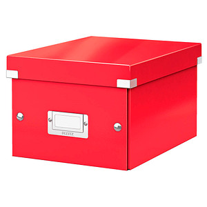 LEITZ Click & Store Aufbewahrungsbox 7,4 l rot 21,6 x 28,2 x 16,0 cm von Leitz