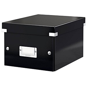 LEITZ Click & Store Aufbewahrungsbox 7,4 l schwarz 21,6 x 28,2 x 16,0 cm von Leitz