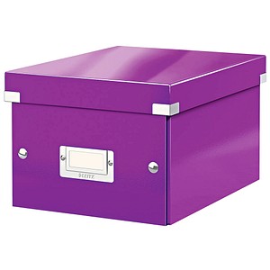 LEITZ Click & Store Aufbewahrungsbox 7,4 l violett 21,6 x 28,2 x 16,0 cm von Leitz