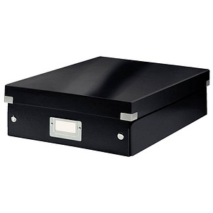 LEITZ Click & Store Aufbewahrungsbox 900 Blatt schwarz 28,0 x 37,0 x 10,0 cm von Leitz