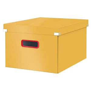 LEITZ Click & Store Cosy Aufbewahrungsbox 18,5 l gelb 28,1 x 37,0 x 20,0 cm von Leitz