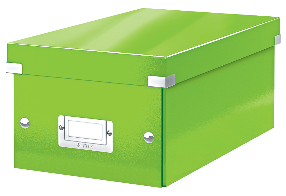 LEITZ DVD-Ablagebox Click & Store WOW, grün von Leitz