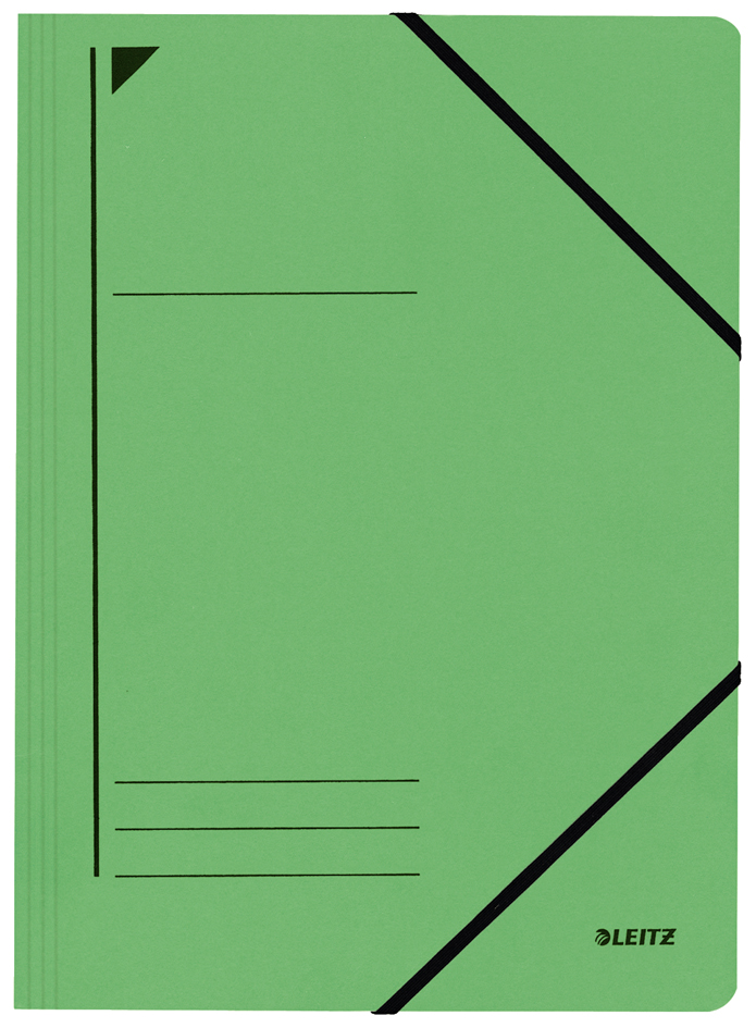 LEITZ Eckspannermappe, DIN A4, Karton 450 g/qm, grün LEITZ Eckspannermappe, DIN A4, Karton 450 g/qm, grün von Leitz