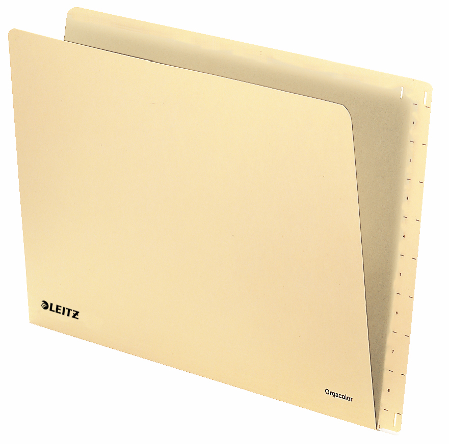 LEITZ Einstellmappe Orgacolor, A4, mit Tab, chamois von Leitz