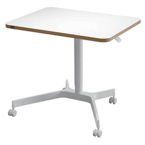 LEITZ Ergo höhenverstellbarer Schreibtisch weiß rechteckig, 4-Fuß-Gestell weiß 80,0 x 60,0 cm LEITZ Ergo höhenverstellbarer Schreibtisch weiß rechteckig, 4-Fuß-Gestell weiß 80,0 x 60,0 cm von Leitz