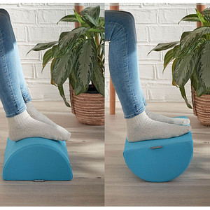 LEITZ Fußstütze Ergo Cosy blau Stoff LEITZ Fußstütze Ergo Cosy blau Stoff von Leitz