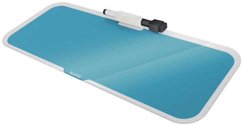 LEITZ Glas-Memoboard Cosy für den Schreibtisch, blau von Leitz