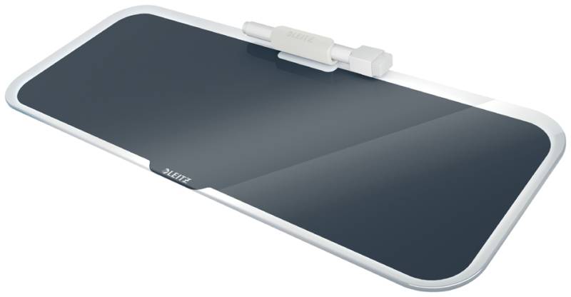 LEITZ Glas-Memoboard Cosy für den Schreibtisch, grau von Leitz