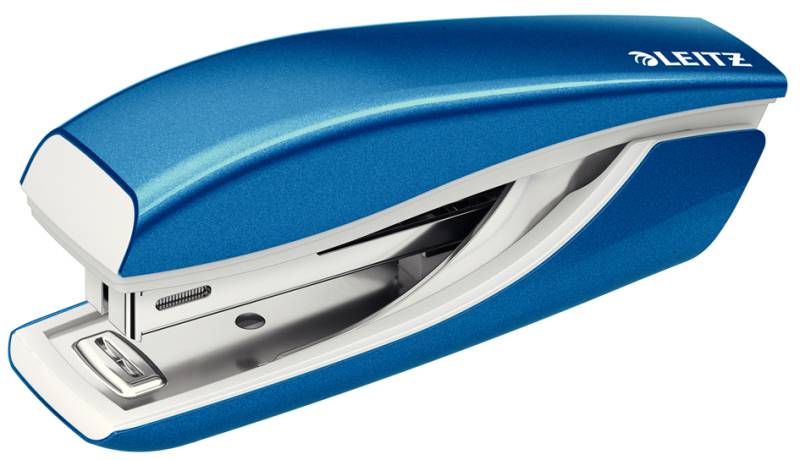 LEITZ Heftgerät Mini NeXXt WOW 5528, blau, im Karton von Leitz