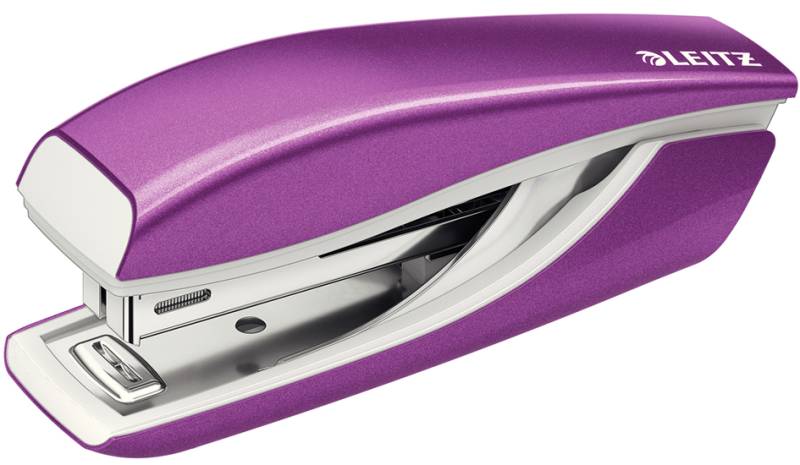 LEITZ Heftgerät Mini NeXXt WOW 5528, violett, im Karton von Leitz