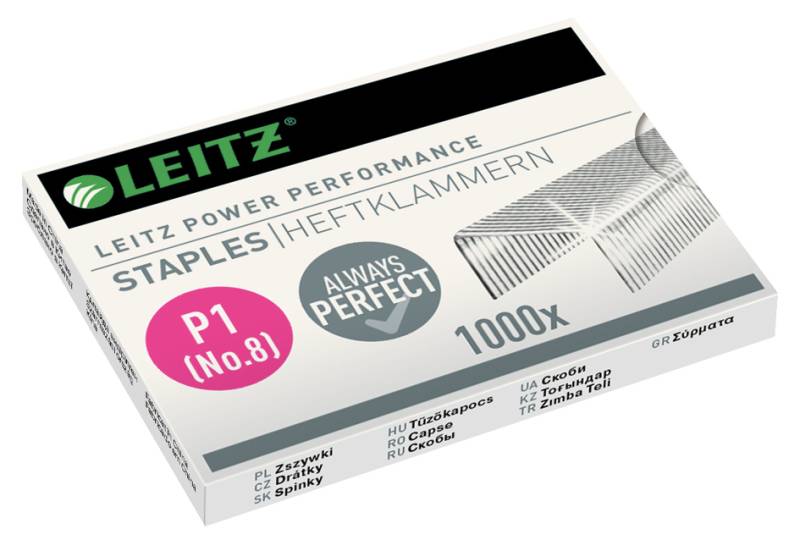 LEITZ Heftklammern 25/10, verzinkt von Leitz