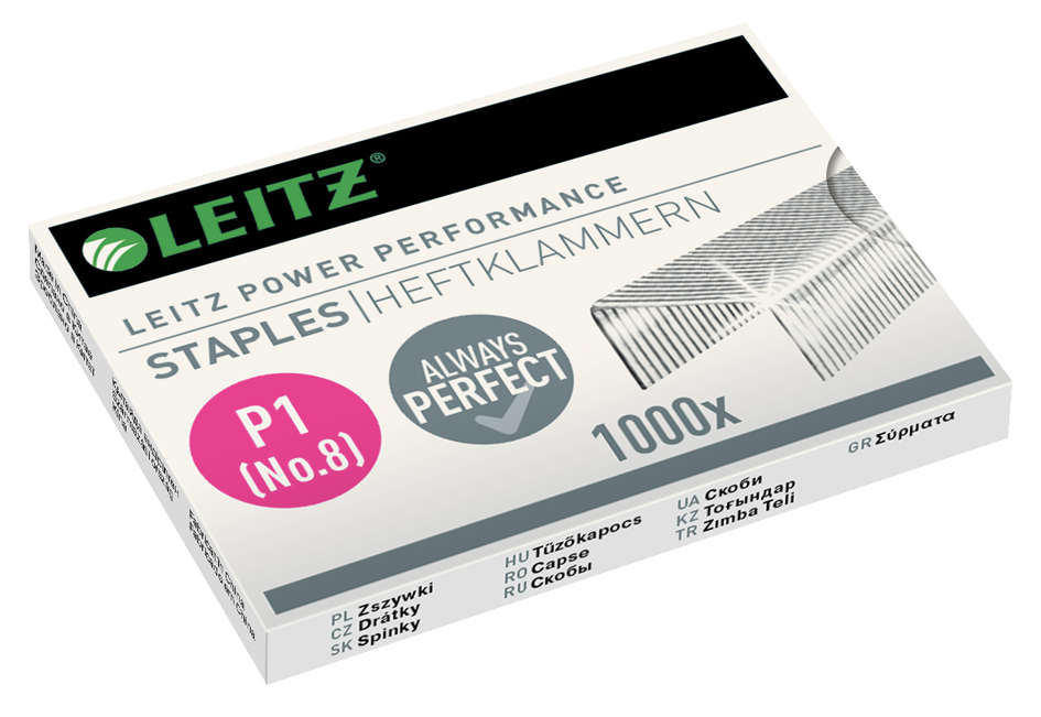 LEITZ Heftklammern JUWEL, verzinkt, 6 mm von Leitz