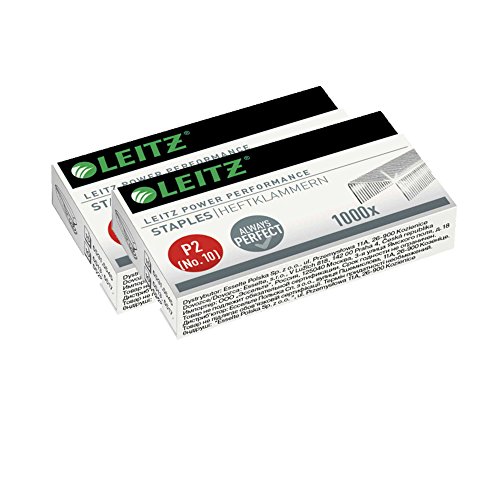 LEITZ Heftklammern Nr. 10, verzinkt, 2x 1000 Stück LEITZ Heftklammern Nr. 10, verzinkt, 2x 1000 Stück von Leitz