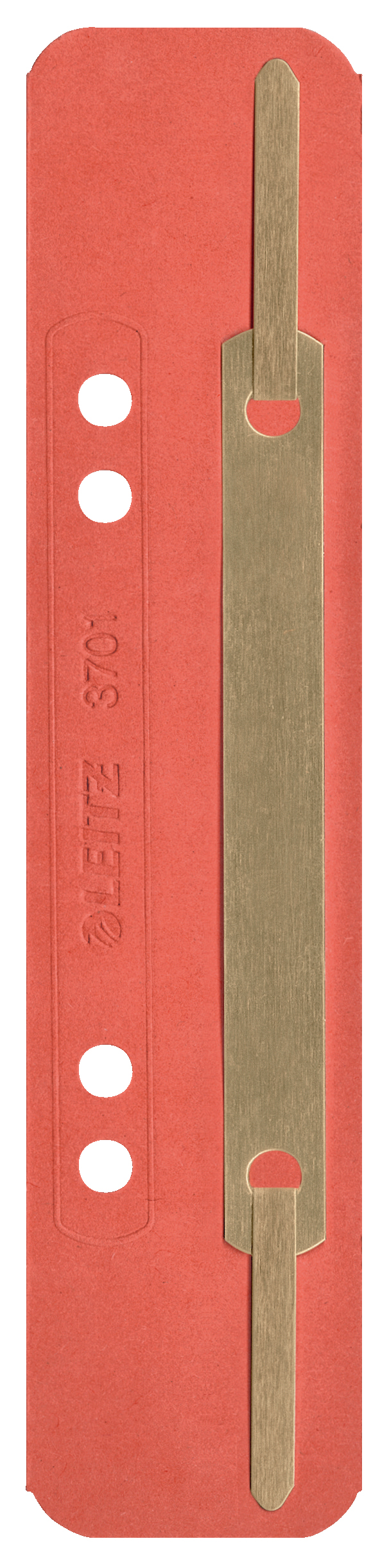 LEITZ Heftstreifen, 35 x 158 mm, Karton, rot von Leitz