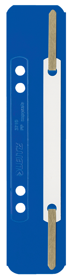 LEITZ Heftstreifen, 35 x 158 mm, PP-Folie, blau von Leitz