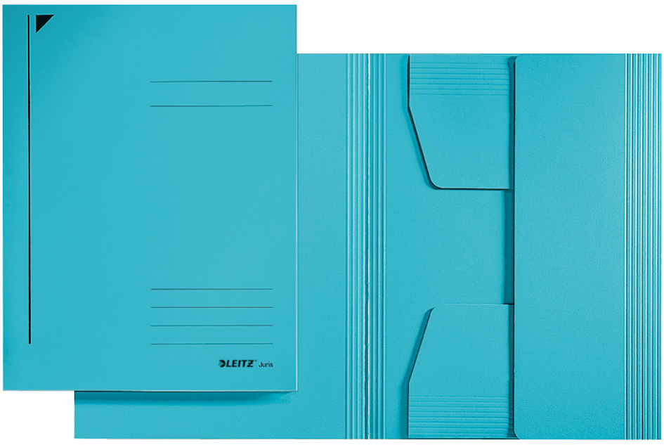 LEITZ Jurismappe, DIN A4, Karton 430 g/qm, blau LEITZ Jurismappe, DIN A4, Karton 430 g/qm, blau von Leitz