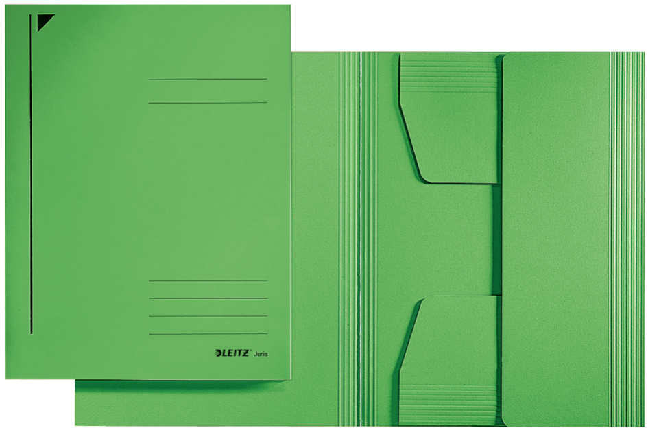 LEITZ Jurismappe, DIN A4, Karton 430 g/qm, grün LEITZ Jurismappe, DIN A4, Karton 430 g/qm, grün von Leitz