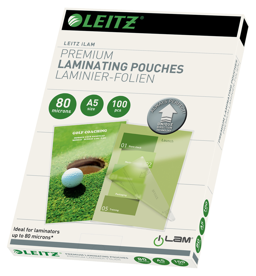 LEITZ Laminierfolientasche iLAM, DIN A3, glänzend, 250 mic von Leitz