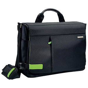 LEITZ Laptoptasche Complete 15.6" Messenger Smart Traveller Kunstfaser schwarz 60190095 bis 39,6 cm (15,6 Zoll) von Leitz