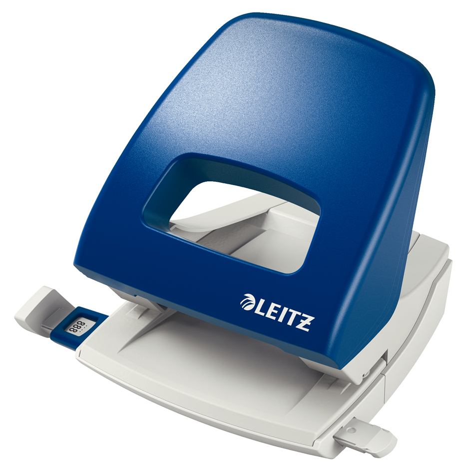 LEITZ Locher Nexxt 5005, Stanzleistung: 25 Blatt, blau von Leitz