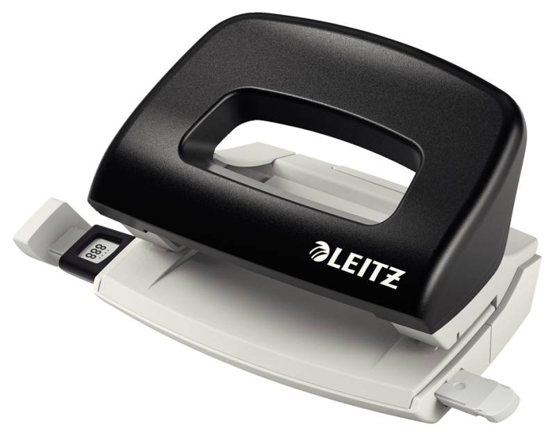 LEITZ Locher Nexxt 5058, Stanzleistung: 10 Blatt, schwarz von Leitz