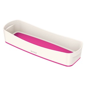 LEITZ MyBox Aufbewahrungsbox 0,6 l perlweiß/pink 30,7 x 10,5 x 5,5 cm von Leitz