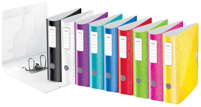 LEITZ Ordner Active WOW, 180 Grad, 60 mm, eisblau von Leitz