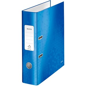 LEITZ Ordner blau Karton 8,0 cm DIN A4 von Leitz