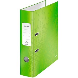 LEITZ Ordner grün Karton 8,0 cm DIN A4 von Leitz