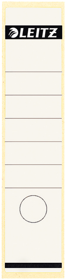 LEITZ Ordnerrücken-Etikett, 61 x 285 mm, lang, breit, gelb von Leitz