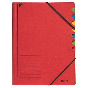 LEITZ Ordnungsmappe 3907 7 Fächer rot LEITZ Ordnungsmappe 3907 7 Fächer rot von Leitz