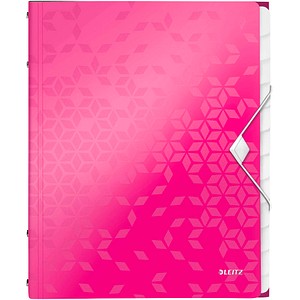 LEITZ Ordnungsmappe WOW 4634 12 Fächer pink von Leitz