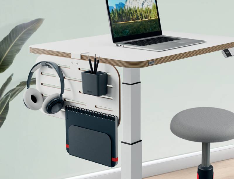 LEITZ Pegboard Schreibtisch-Organizer, klein, weiß von Leitz