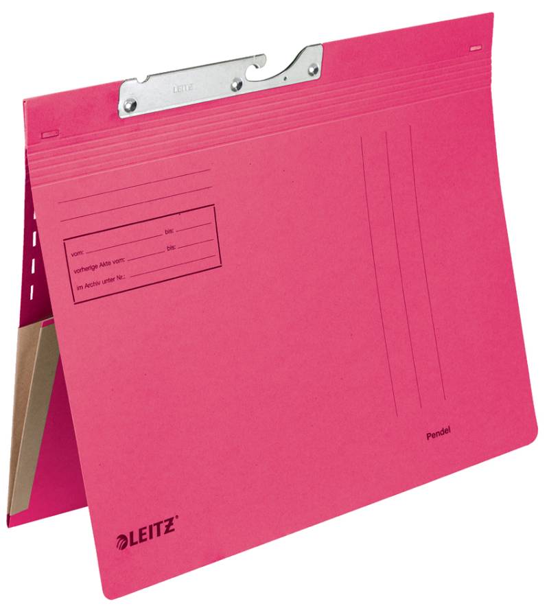 LEITZ Pendelhefter, A4, kaufmännische Heftung, rot von Leitz