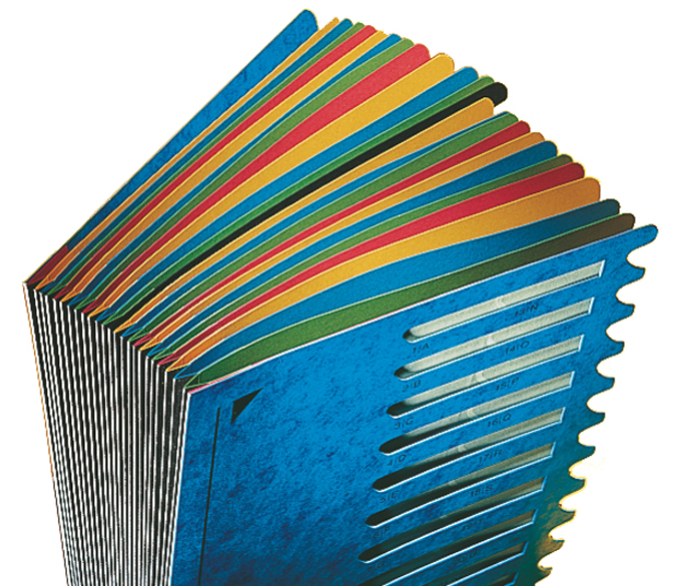 LEITZ Pultordner Deskorganizer Color, A4, 1-24/A-Z, blau von Leitz