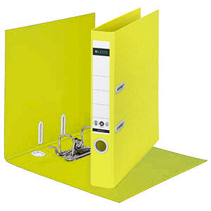LEITZ Recycle Ordner gelb Karton 5,0 cm DIN A4 von Leitz