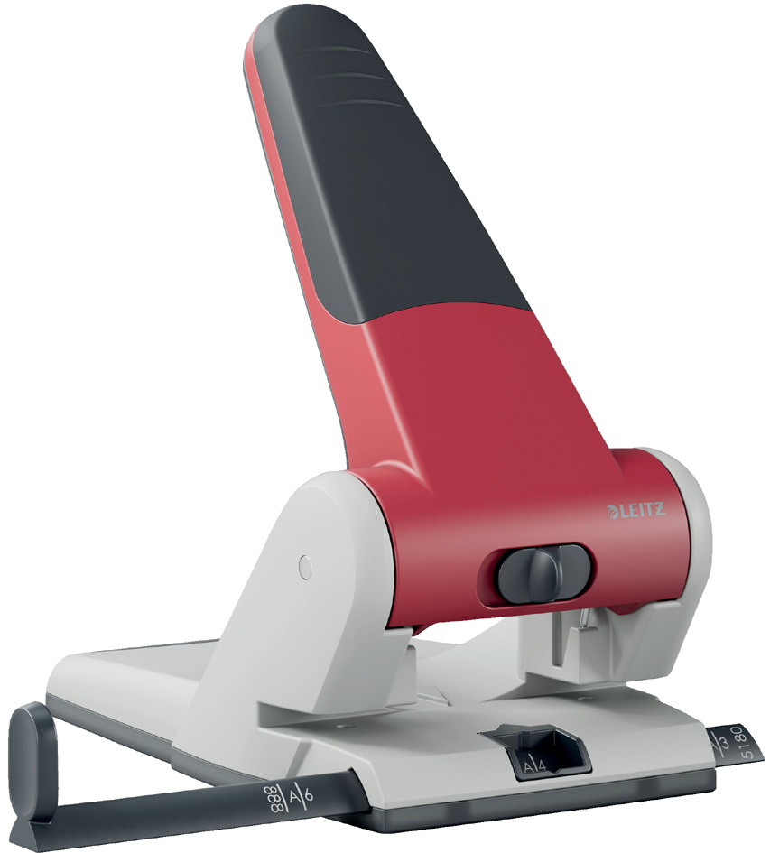 LEITZ Registraturlocher 5180, Stanzleistung: 65 Blatt, rot LEITZ Registraturlocher 5180, Stanzleistung: 65 Blatt, rot von Leitz