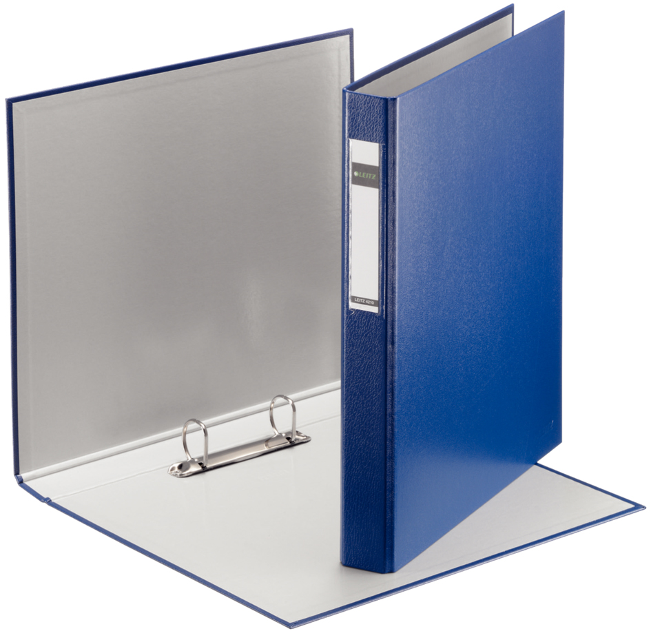 LEITZ Ringbuch Standard, DIN A4 Überbreite, blau, 2 D-Ring- LEITZ Ringbuch Standard, DIN A4 Überbreite, blau, 2 D-Ring- von Leitz