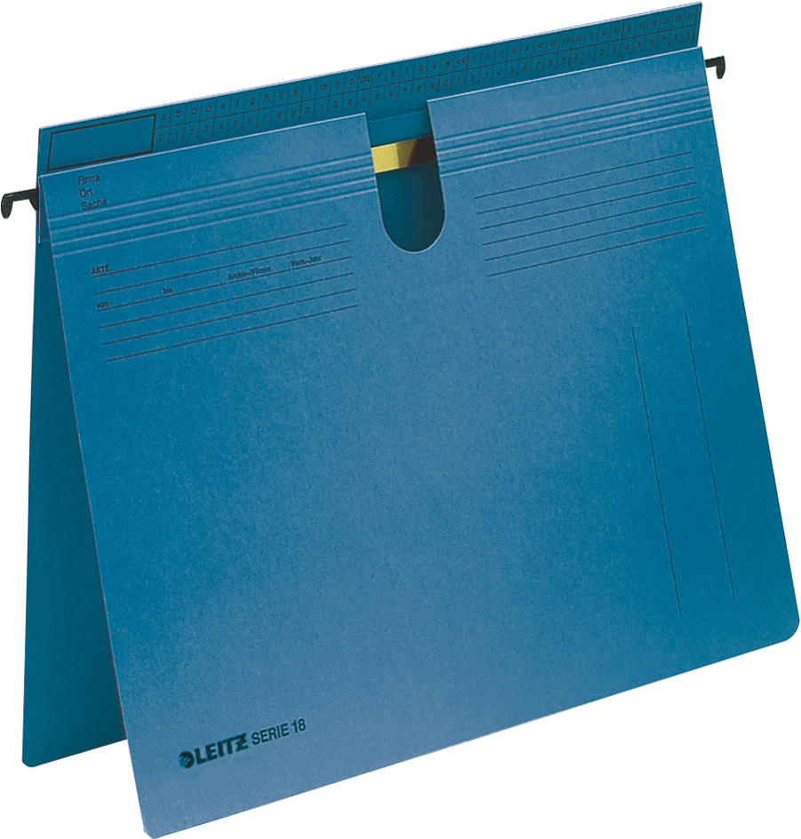 LEITZ SERIE 18 Hängehefter, Manilakarton 250 g/qm, blau LEITZ SERIE 18 Hängehefter, Manilakarton 250 g/qm, blau von Leitz